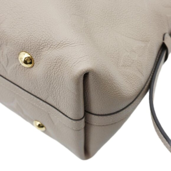 Louis Vuitton  Carryall MM Empreinte Leather Shoulder Bag Beige - Picture 9 of 14